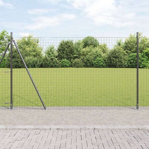  Stupovi Ograde Set od 52 Siva Beton 3.2 x 3.2 x 88.5 cm Slike