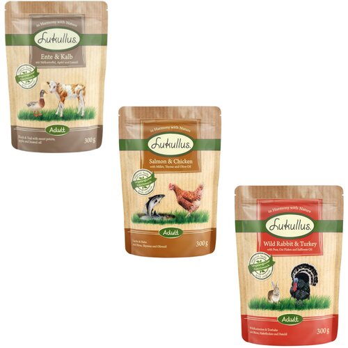 Lukullus 5 + 1 gratis! Naturkost većice - Mje&amp;scaron;ovito pakiranje Adult: Naturkost 6 x 300 g Slike