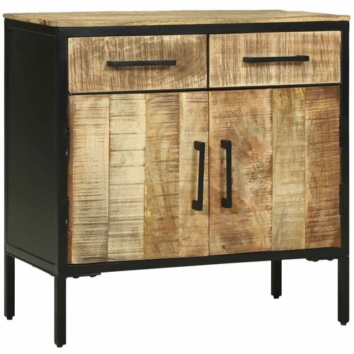  Kreveta s ladicama 70 x 35 x 70 cm Čvrsto drvo manga - 70 x 35 x 70 cm 2 vrata i 2 ladice Slike
