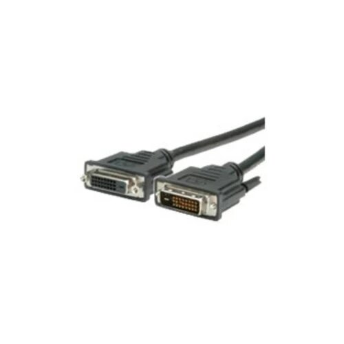 Value DVI priključni kabel DVI-D 24+1-polni utikač 3.00 m crna 11.99.5564 sa zaštitom, mogućnost vijčanog spajanja DVI k Cijene