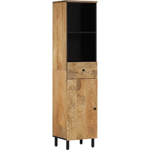  The Living Store Kopalni&amp;scaron;ka omarica 38x33x160 cm trden mangov les - Kopalni&amp;scaron;ka Omarica, (21448190) Slike