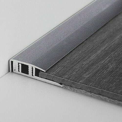 LOGOCLIC Zavr&amp;scaron;ni profil (Mat plemeniti čelik, 2,7 m x 21 mm, Vrsta montaže: Uticanje) Slike