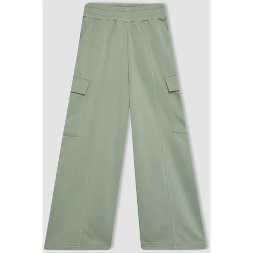 Defacto Girl's Wide Leg Cargo Sweatpants