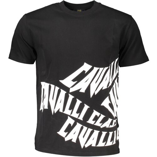 Cavalli Class T-SHIRT SHORT SLEEVE MAN BLACK Cene