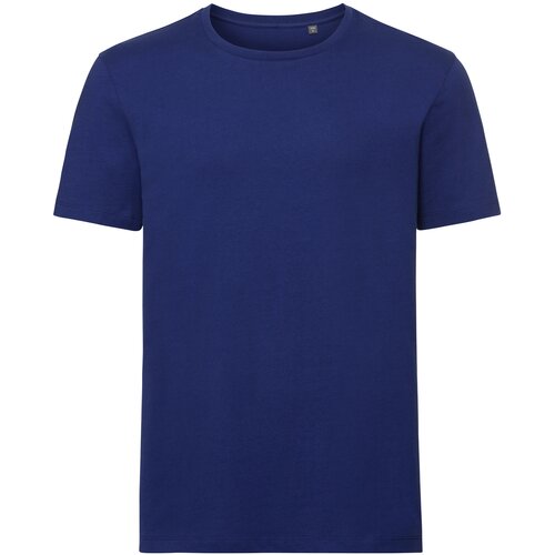RUSSELL Niebieska koszulka męska Pure Organic Slike