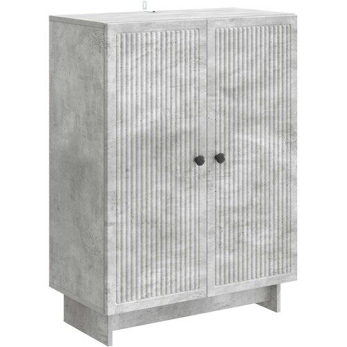 vidaXL Strani šal Betonsko siva 66 x 34,5 x 90 cm Inženirski les, (5000218045) Cene