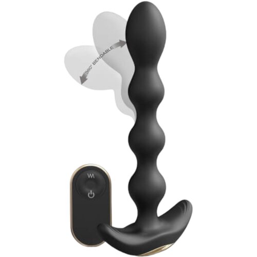 Dorcel Flexi Balls - bežični, radio analni vibrator (crni) Cijene