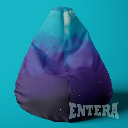 ENTERA Lazy Bag - Apstraktne vodene plave boje - 065 Cene