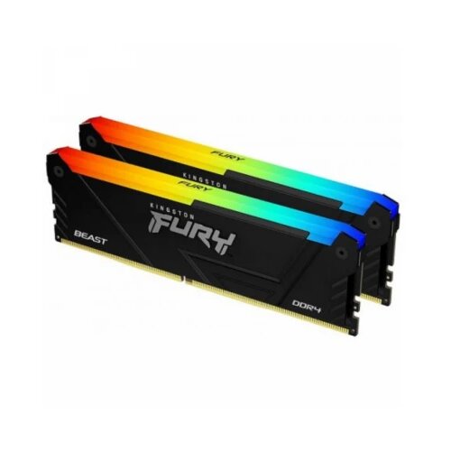 Ram DDR4 Kingston 32GB 2x16GB Kit PC3600 KF436C18BB2AK2/32 Fury Beast RGB Cene