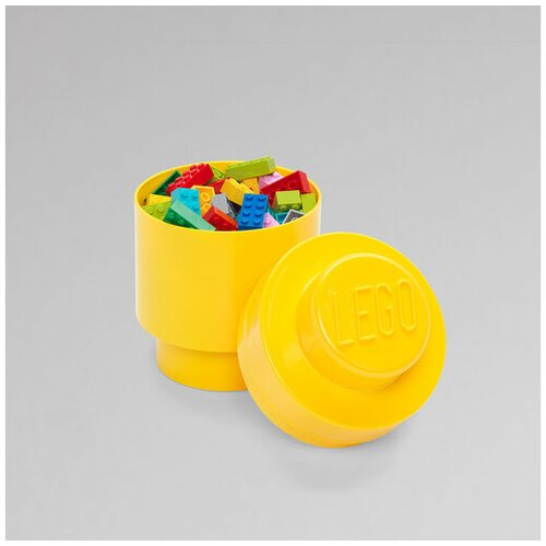 Lego kutija za odlaganje, okrugla (1): žuta Slike
