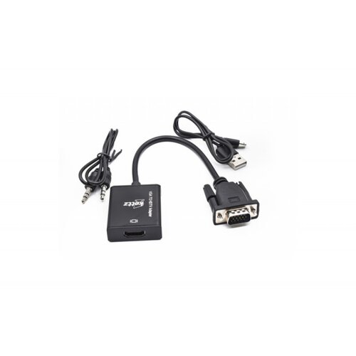 Kettz Adapter VGA na HDMI konvertor + audio 3.5mm V2H Cene