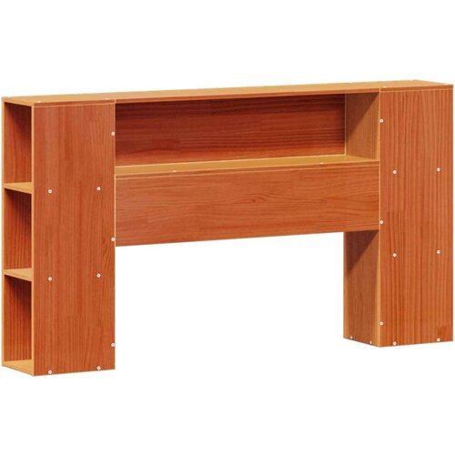  Krevet s regalom za knjige bez madraca 135 x 190 cm od borovine Slike