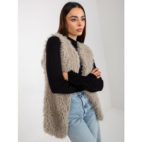 Wool Fashion Italia Vest-AT-KZ-21501.22P-light gray Cene