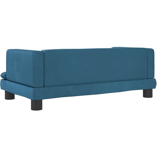  Krevet za pse plavi 80 x 45 x 30 cm bar&amp;scaron;unasti Slike
