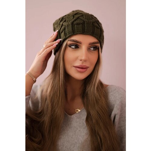  Cap with fleece Sonia K201 khaki Slike