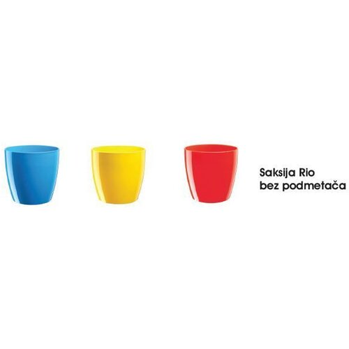 Dimartino rio 20 saksija bez podmetača crvena ( 027978 ) Slike