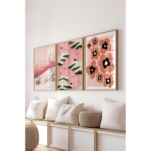 WALLXPERT Č-300781 - 3040 multicolor dekorativni set slika (3 komada) Cene