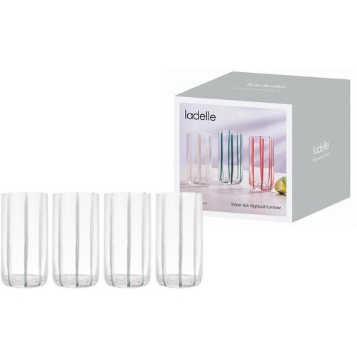 Ladelle Ča&amp;scaron;e u setu 4 kom 450 ml Stripe &amp;ndash; Slike