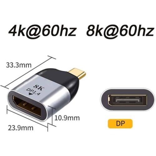  ADAPTER MS USB-C to DISPLAY PORT, Female Slike