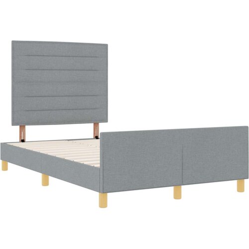  Krevet Sivi 120x200 cm Tkanina Slike