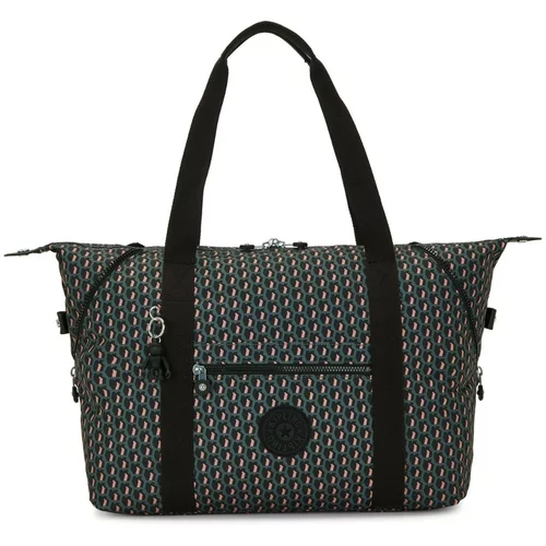 Kipling Nakupovalna torba 'Art' siva / roza / črna