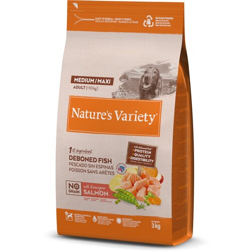 Nature's Variety Original No Grain Medium/Maxi Adult losos - 3 kg Cijene