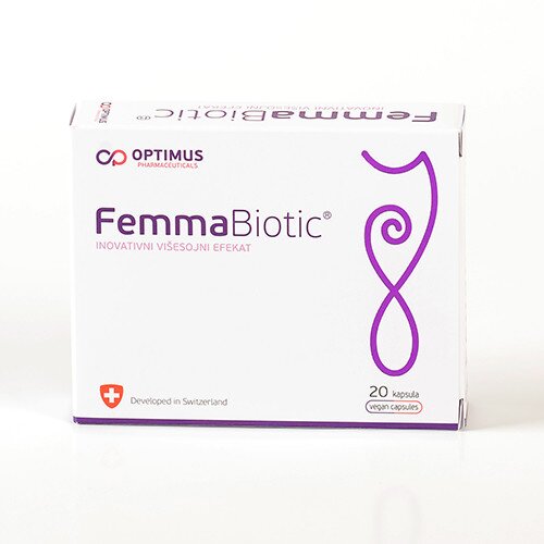 Optimus pharmaceuticals femmabiotic 20 kapsula Cene