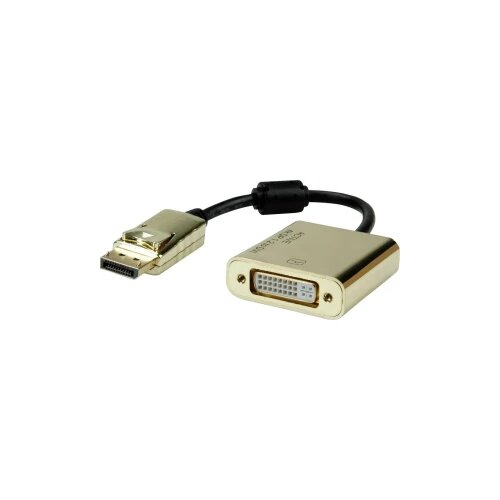 Roline DisplayPort priključni kabel 0.15 m 12.03.3175 crna/zlatna [1x muški konektor displayport - 1x ženski konektor d Cijene