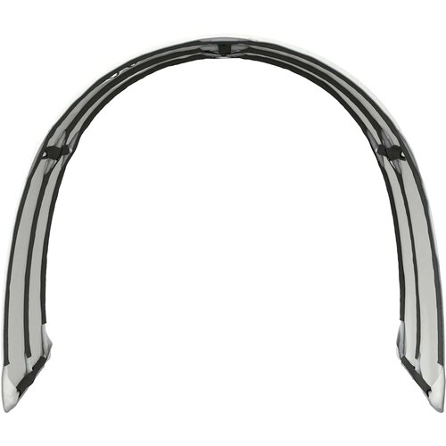  Tunis za krevet 2 pcs Bijela 211 x 67.5 x 2 cm Poliester Slike