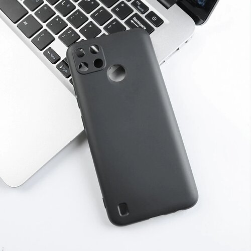  Gumijasti / gel etui Jelly za Realme C25Y - črni Cene