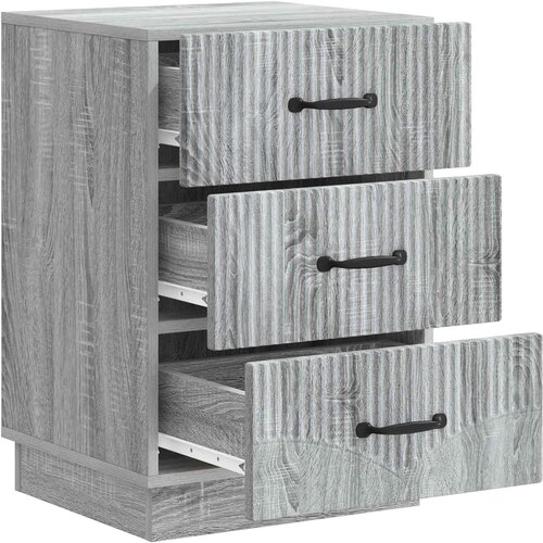 Noćni ormar Siva sonoma 43 x 41 x 63,5 cm Konstruirano drvo Slike