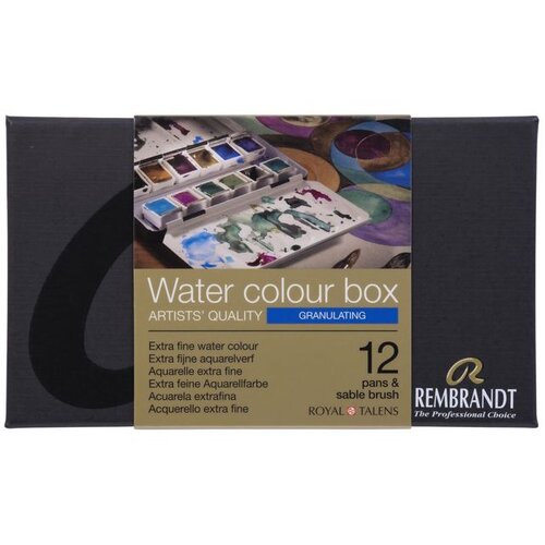 Akvarel boje Rembrandt Monopigmented box - 12 posudica Slike