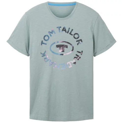 Tom Tailor Majica nočno modra / svetlo modra / roza