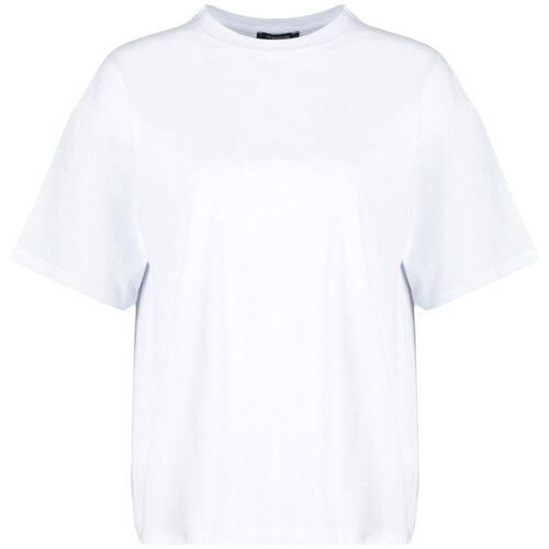 Trendyol Ženska majica TWOSS23TS00040, Bela Cene