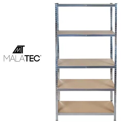 Malatec Kovinski skladi&amp;scaron;čni regal - 5 polic, 180 &amp;times; 90 &amp;times; 40 cm, do 875 kg Slike