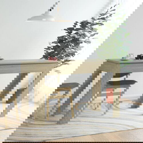 vidaXL Jedilna miza sonoma hrast 120x60x76 cm iverna plošča Cene