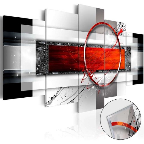  Slika na akrilnom staklu - Carmine Missile [Glass] 100x50 Slike