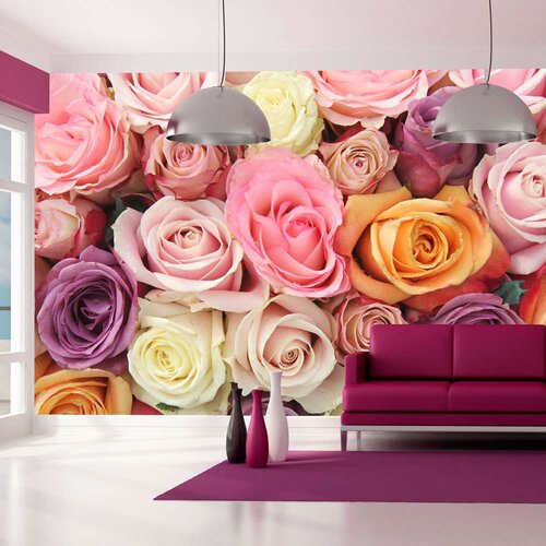  Tapeta - Pastel roses 450x270 Cene
