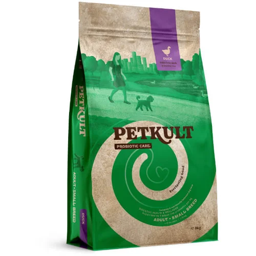 Petkult dog probiotics adult small - raca in rjavi riž 8 kg