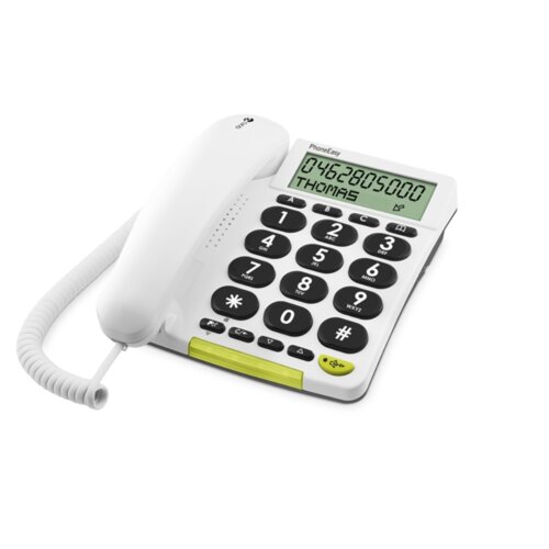 Doro fijo telefon enostaven 312CS telefon 1 blanco, (20575956) Cene