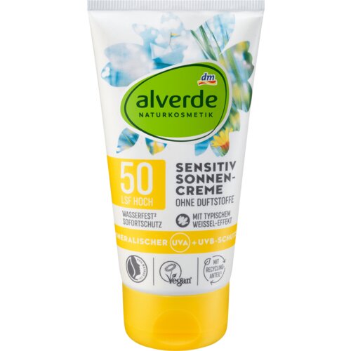 Alverde Naturkosmetik krema za zaštitu od sunca sensitiv spf 50 75 ml Cene