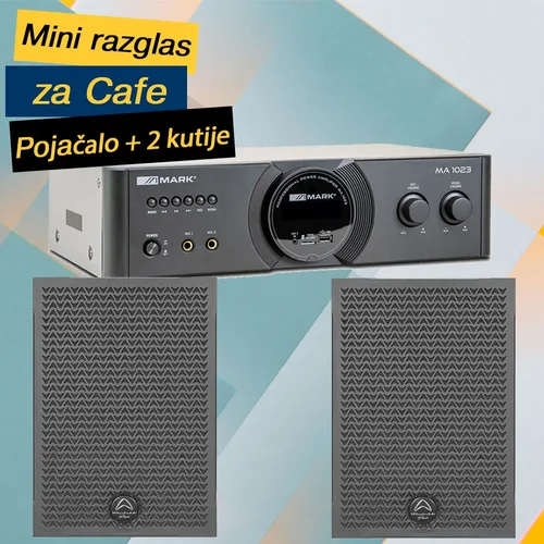 Artist Paketi Artist paket mini cafe razglas 2x 6.5” zvučnik + pojačalo