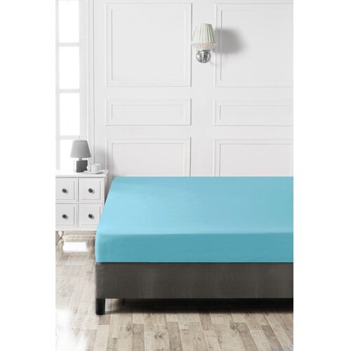 Mijolnir Turquoise Turquoise Ranforce Double XL Fitted Sheet (FR) (IT) (ES) (DE) Slike