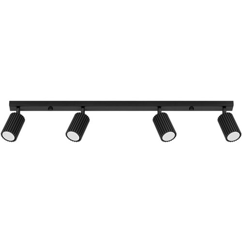 Nice Lamps Crna stropna svjetiljka 6,5x81 cm Gleam – Cijene