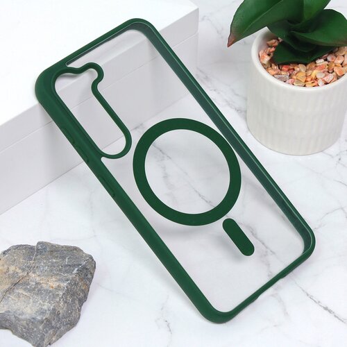 Maska za Samsung S916B Galaxy S23 Plus Magsafe zelena Slike