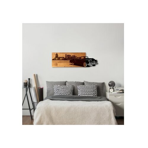 Wallity Zidna dekoracija Klasični stil, 80cmx25cmx3cm, Hrast Slike