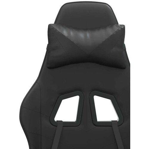 vidaXL Igraća stolica od umjetne kože crna Cene