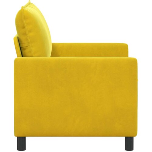 SOFA Žuta 126 x 81 x 87 5 cm Baršun - Žuta 110 cm Cene