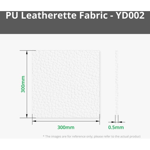 Bambu Lab White Pebbled PU Leatherette Fabric (B-YD002) Cene