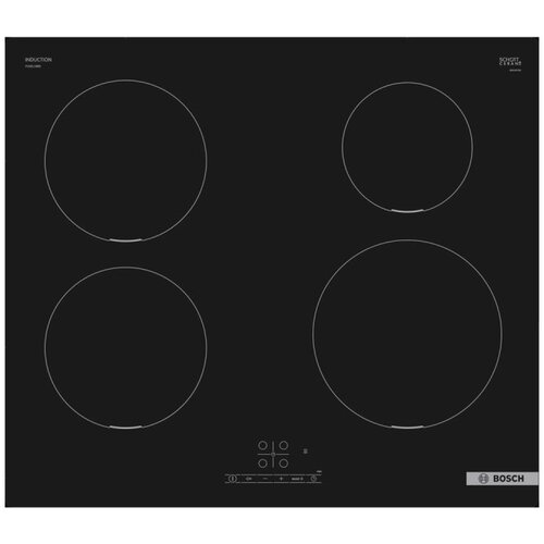 Bosch Serie 4 PUE611BB5D hob Black Built-in 59.2 cm Zone induction hob 4 zone(s) Cene